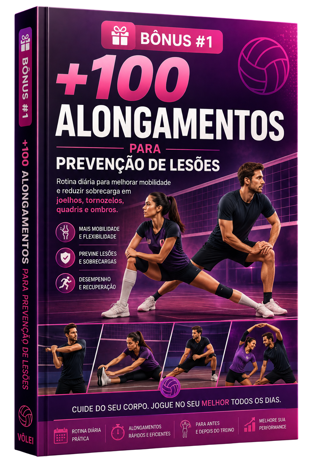 +100 Alongamentos para Prevenção de Lesões